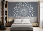 Papier Peint Mural Mandala Blanc - Vignette | Mr Papier Peint