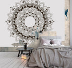 Papier peint mural mandala marron - Vignette | Mr Papier Peint