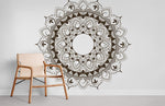 Papier peint mural mandala marron - Vignette | Mr Papier Peint