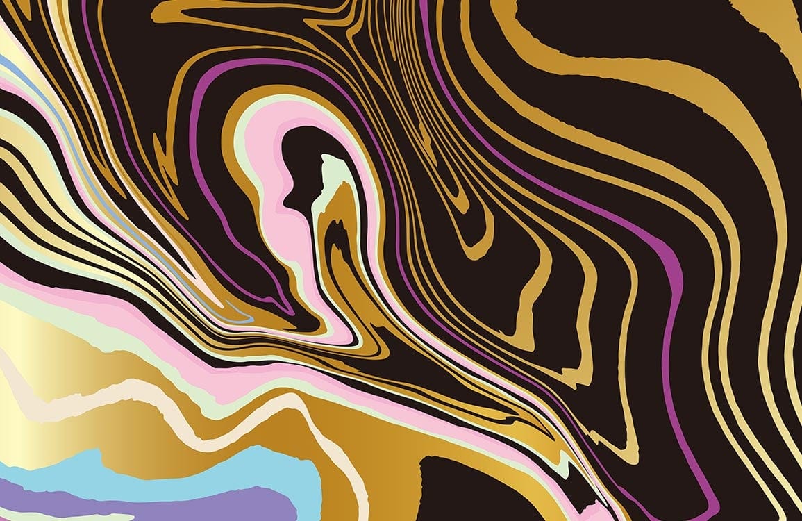 Papier peint mural marbre Art Déco - Le meilleur Papier peint panoramique Sur mesure