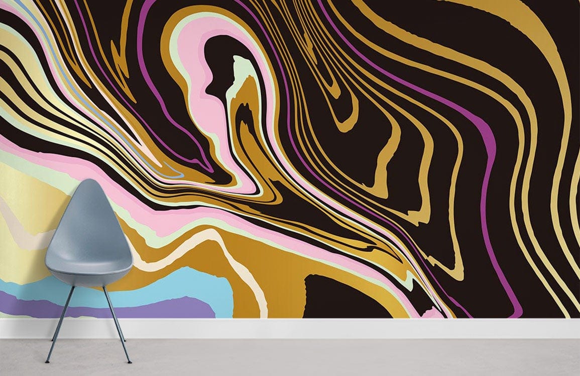 Papier peint mural marbre Art Déco - Le meilleur Papier peint panoramique Sur mesure