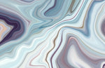 Mural Marbre Bleu Évanescent Peinture Murale Élégance Intemporelle - Vignette | Mr Papier Peint