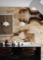 Élégance Sereine avec Peint Mural Marbre Brun Ombré - Vignette | Mr Papier Peint