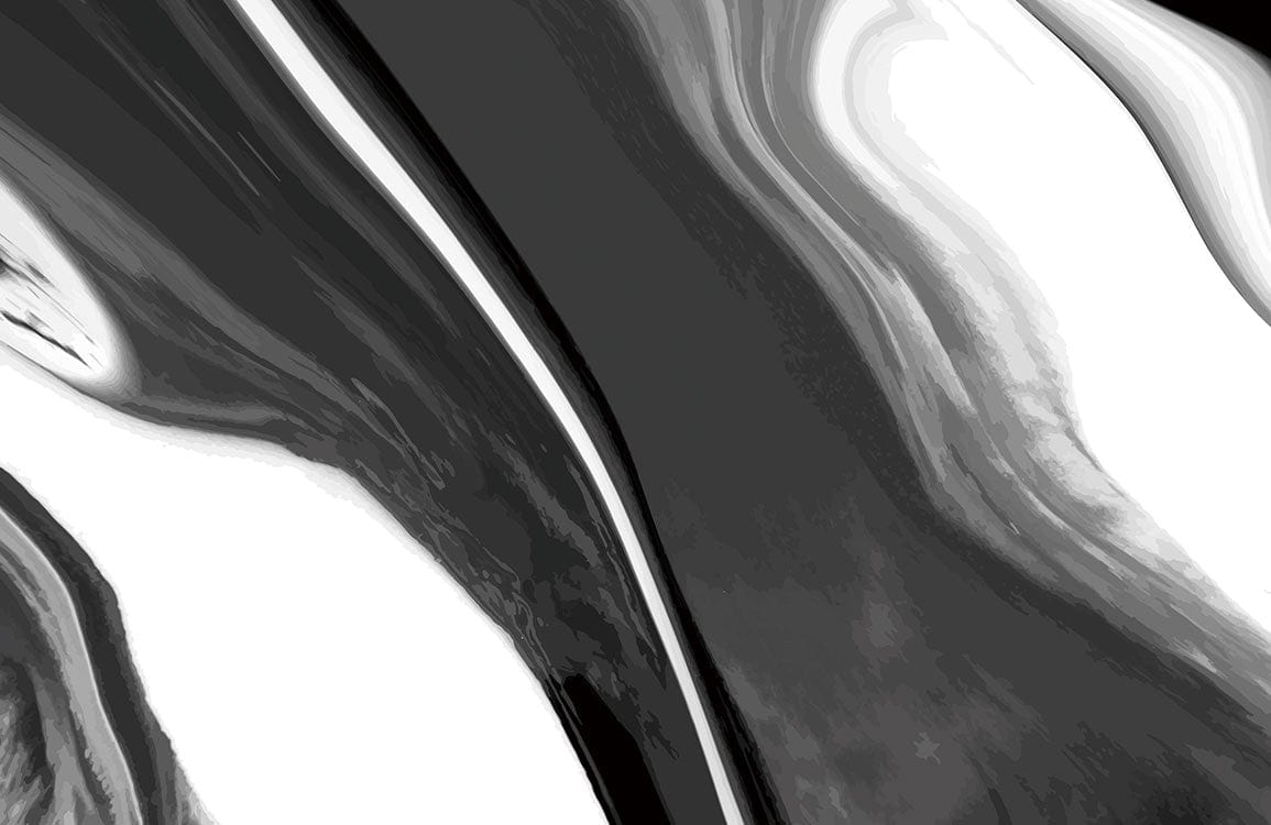 Papier peint mural marbre noir et blanc - Le meilleur Papier peint panoramique Sur mesure