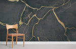 Élégance intemporelle avec papier peint mural en marbre noir - Vignette | Mr Papier Peint