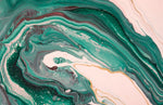 Papier peint mural marbre vague verte danse sur vos murs - Vignette | Mr Papier Peint