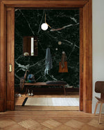 Papier peint mural marbre vert foncé élégance et modernité - Vignette | Mr Papier Peint