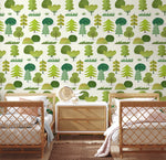 Papier peint mural Mini Arbres pour une évasion boisée et élégante - Vignette | Mr Papier Peint