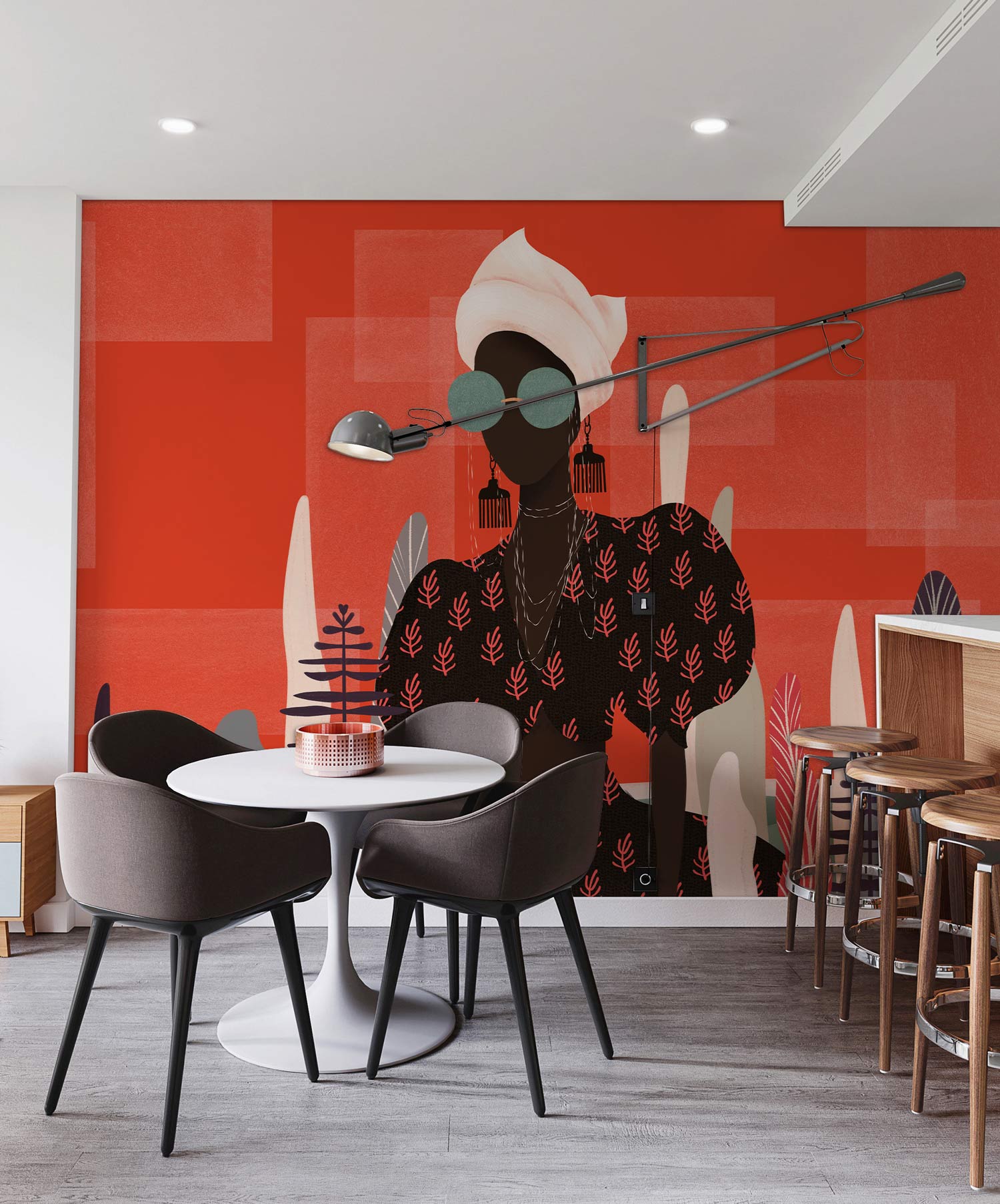 Papier Peint Mural Modern Lady II - Le meilleur Papier peint panoramique Sur mesure