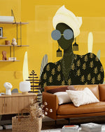 Papier Peint Mural Moderne Dame III Élégance Contemporaine Fascinante - Vignette | Mr Papier Peint