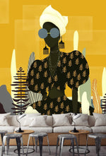 Papier Peint Mural Moderne Dame III Élégance Contemporaine Fascinante - Vignette | Mr Papier Peint
