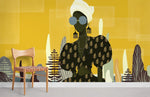 Papier Peint Mural Moderne Dame III Élégance Contemporaine Fascinante - Vignette | Mr Papier Peint