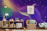 Papier Peint Mural Monde Violet de la Baleine - Vignette | Mr Papier Peint