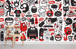 Papier peint mural Monstres et Aliens - Vignette | Mr Papier Peint