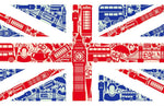 Papier peint mural Union Jack esprit britannique en panorama audacieux - Vignette | Mr Papier Peint