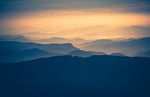 Papier peint mural Montagne Crépuscule évasion en teintes violettes - Vignette | Mr Papier Peint