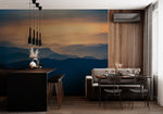 Papier peint mural Montagne Crépuscule évasion en teintes violettes - Vignette | Mr Papier Peint