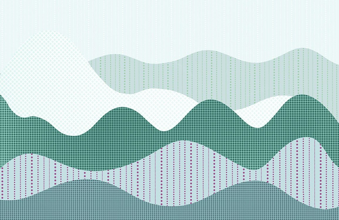 Papier peint mural Montagne Dégradée - Le meilleur Papier peint panoramique Sur mesure