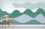 Évasion sereine avec notre papier peint mural montagne dégradée - Vignette | Mr Papier Peint