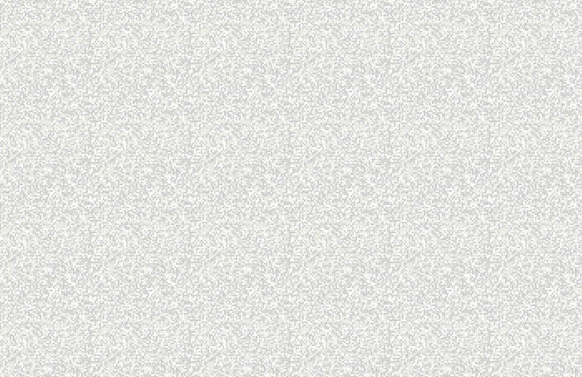 Papier peint mural mosaïque blanche avec motif floral subtil pour décoration intérieure