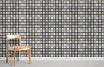 Papier peint mural Mosaïque Noir et Bleu élégance artistique - Vignette | Mr Papier Peint