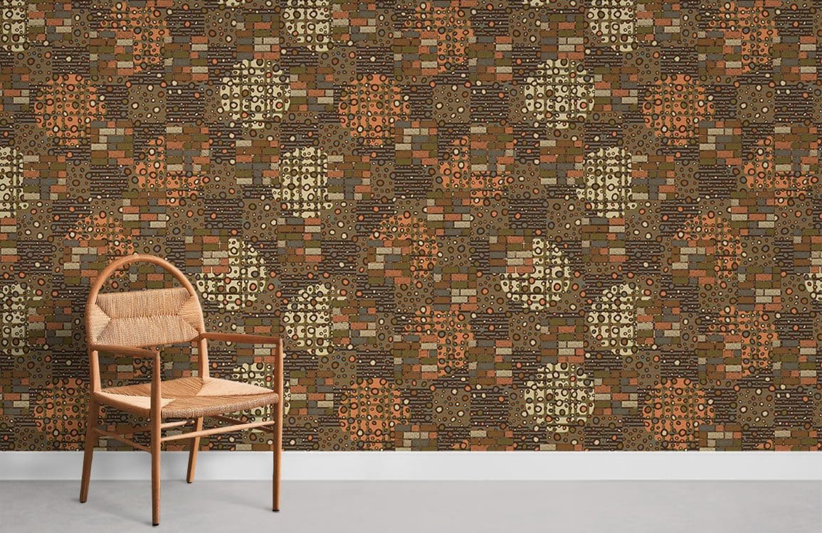 Papier peint mural mosaïque - Le meilleur Papier peint panoramique Sur mesure