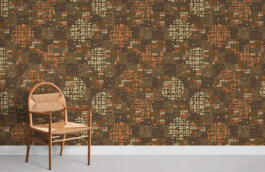Papier peint mural mosaïque - Le meilleur Papier peint panoramique Sur mesure
