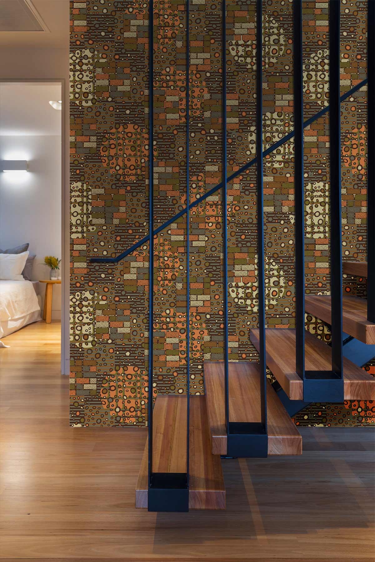 Papier peint mural mosaïque - Le meilleur Papier peint panoramique Sur mesure