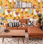 Papier peint mural motif alpaga - Vignette | Mr Papier Peint