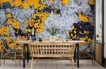 Papier peint mural blocs dorés fissurés éclat de luxe contemporain - Vignette | Mr Papier Peint