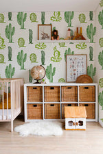 Papier peint mural motif cactus - Vignette | Mr Papier Peint