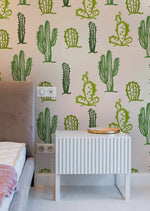 Papier peint mural motif cactus - Vignette | Mr Papier Peint