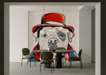 Papier peint mural motif chien Doodle - Vignette | Mr Papier Peint