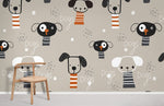 Papier Peint Mural Motif Chien Mignon - Vignette | Mr Papier Peint