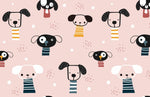 Papier peint mural motif chiens mignons - Vignette | Mr Papier Peint