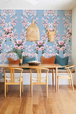 Papier Peint Mural Motif Fleurs de Sakura II - Vignette | Mr Papier Peint