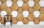 Papier peint mural motif hexagonal - Vignette | Mr Papier Peint