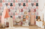 Papier Peint Mural Motif Lignes de Lapins - Vignette | Mr Papier Peint