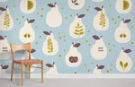 Papier peint mural motif poires - Vignette | Mr Papier Peint