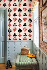 Papier peint mural motif poker - Vignette | Mr Papier Peint