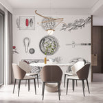 Papier peint mural motif vaisselle pour une cuisine pleine de poésie - Vignette | Mr Papier Peint