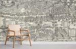 Papier peint mural motif village Évasion dans un Village Charmant - Vignette | Mr Papier Peint