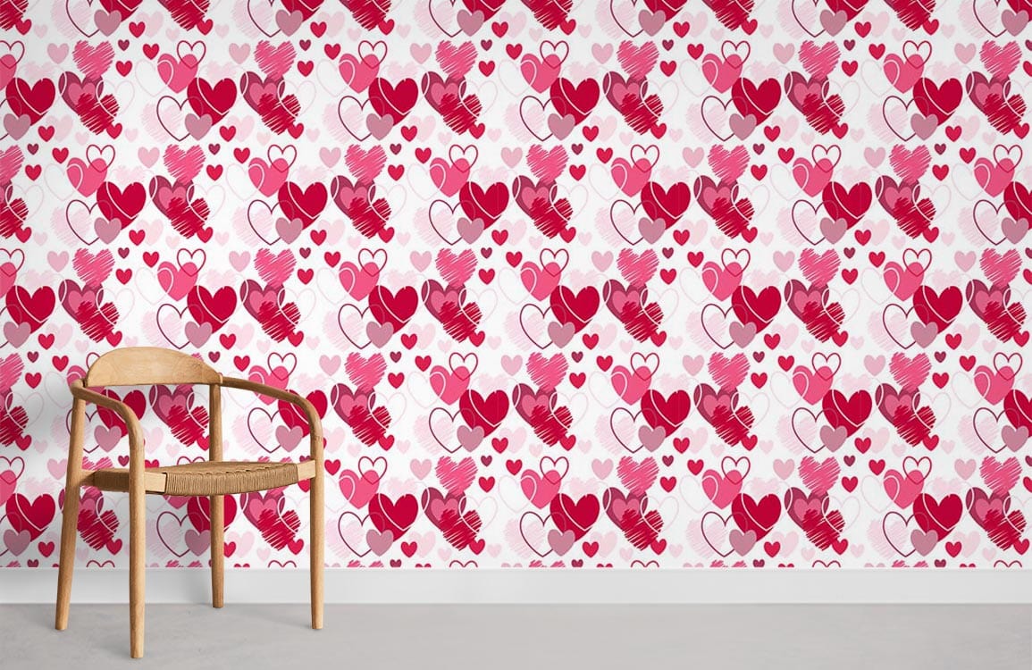 Papier peint mural Motifs d’Amour - Le meilleur Papier peint panoramique Sur mesure