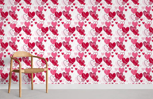 Papier peint mural Motifs d’Amour - Le meilleur Papier peint panoramique Sur mesure