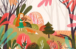 Mural Musicien Mélodie Murale en Papier Peint Panoramique - Vignette | Mr Papier Peint