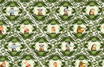 Peint mural musique Symphonie animale en feuilles et couleurs - Vignette | Mr Papier Peint