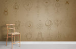 Papier peint mural Mysticisme évasion céleste en brun clair - Vignette | Mr Papier Peint