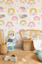 Papier peint mural Nuages Sourire - Vignette | Mr Papier Peint