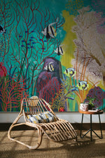 Peint Mural Océan Vert Sérénité et Profondeur - Vignette | Mr Papier Peint