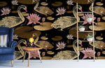 Papier Peint Mural Oie et Lotus - Vignette | Mr Papier Peint